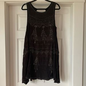 Free People Black Dress with Sequins